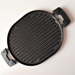 Precision NuWave Cast Iron Grill With Oil Drip Tray